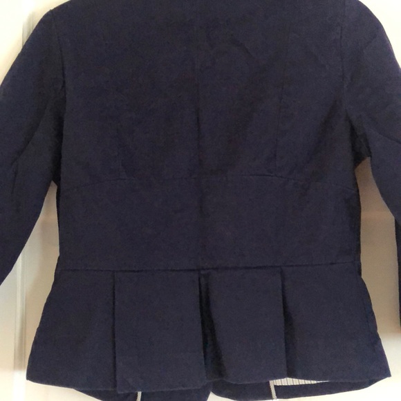 Anthropologie Navy Idra Jacket Size 6 - Picture 2 of 3